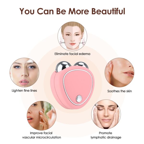 EMS Slimming Face Lift Devices Microcurrent Skin Rejuvenation Facial Massager Light Therapy Anti Aging Wrinkle Beauty 1