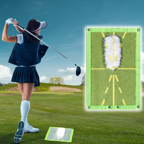 Golf Training Mat for Swing Detection Batting Ball Trace Directional Detection Mat Swing path pads Swing 1