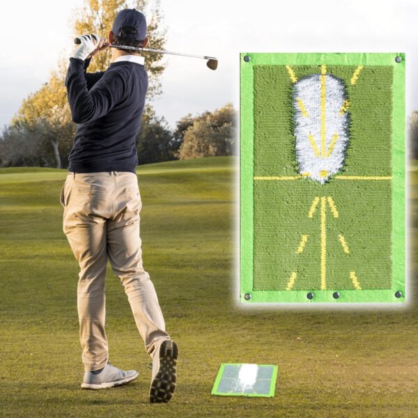 Golf Training Mat for Swing Detection Batting Ball Trace Directional Detection Mat Swing path pads Swing