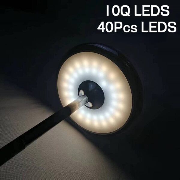 LED-es asztali lámpa fém retro USB asztali lámpa, érintéses tompítású éjszakai fény Hordozható éjjeli lámpa 5 számára