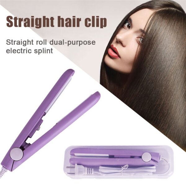 MIni Hair Straightener for Girls Hair Iron Straightening Irons Hair Curler Portable Flat Iron for Women 1