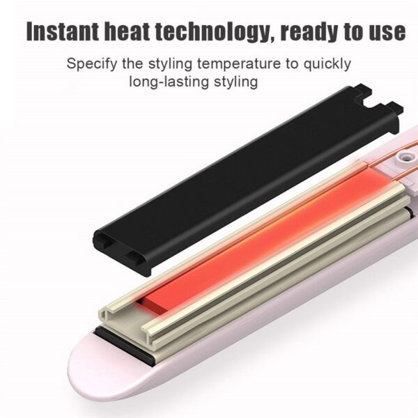 MIni Hair Straightener for Girls Hair Iron Straightening Irons Hair Curler Portable Flat Iron for Women 4