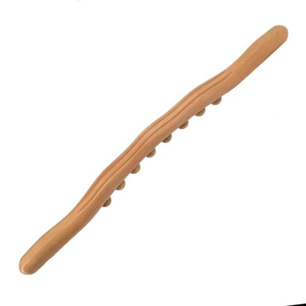 New 8 Beads Gua Sha Massage Stick Carbonized Wood Back Body Meridian Scrapping Therapy Wand Muscle 2.jpg 640x640 2