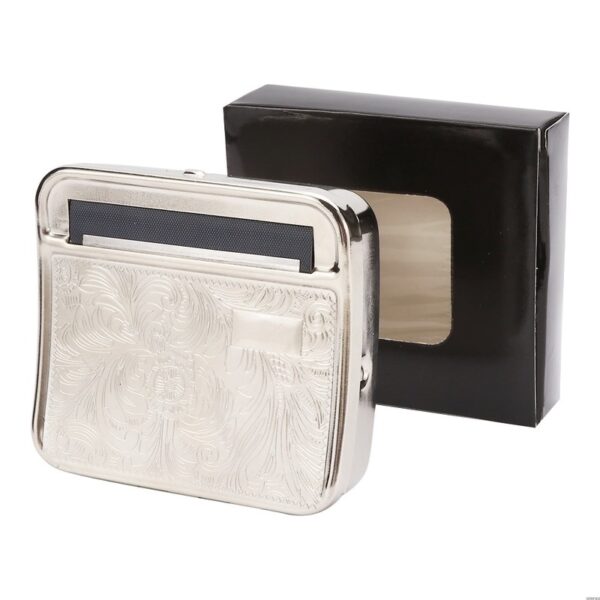 Rolling Box New Metal Machine Tobacco Roller Cigarette Case 70mm 78mm 110mm Manual Smoke Accesoires Gadgets 4