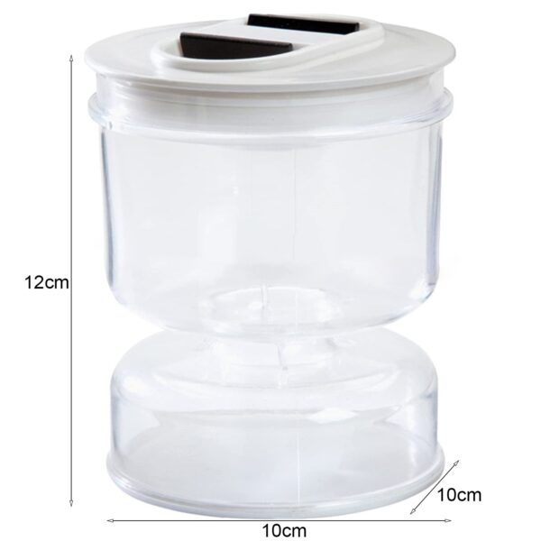 Sealed Jar for Pickle Home Wet and Dry Separation Pickle Jar with Flip Container and Strainer 11