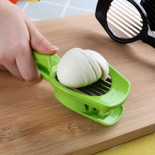 Stainless Steel Handheld Mushroom Kiwi Divider Tomato Cutter Egg Split Device Multifunction Slicing Mould Egg Slicer