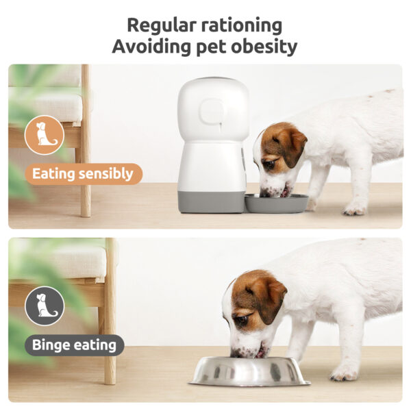 main image23 5L Pet Automatic Feeder For Cats Dogs Smart Food Dispenser Steel Bowl Auto Timer Dog