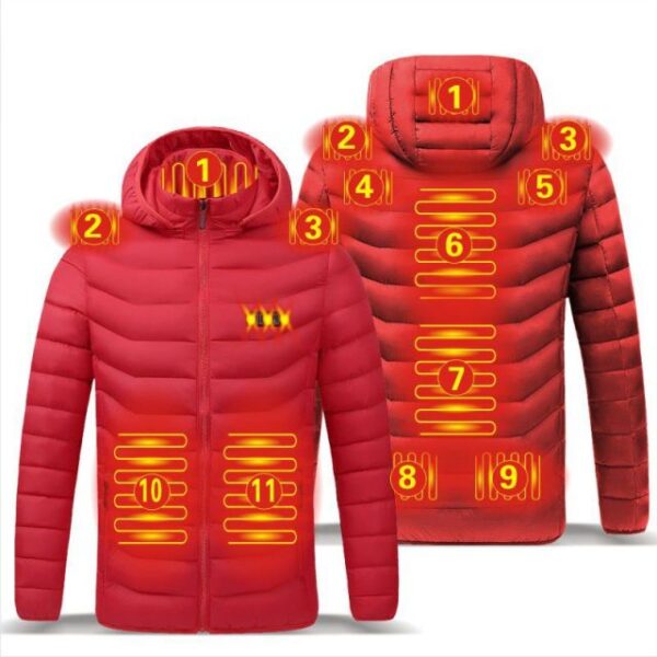2021 NWE Men Winter Warm USB Heating Jackets Smart Thermostat Pure Color Hooded Heated Clothing Waterproof 1.jpg 640x640 1