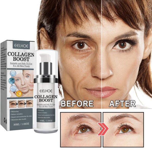 30ml Collagen Boost Serum Anti Aging Dark Spot Corrector Wrinkle Cream Women koju Itọju awọ ara 3