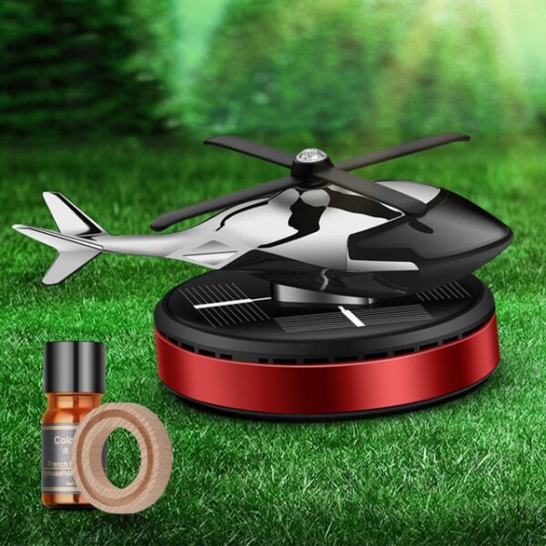 Car Air Freshener Rotating Helicopter Aeroplane Perfume Solar Power Plane Diffuser Airplane Fragrance Aircraft Dashboard Parfum 2.jpeg 640x640 2