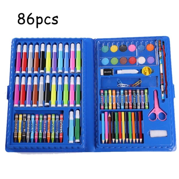 Educational Toys 42 208PCS Children Art Painting Set Watercolor Pencil Crayon Water Pen Drawing Board Doodle 3.jpg 640x640 3
