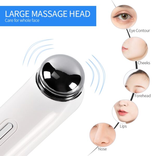 Electric Intelligent Vibration Eye Massager High frequency Anti Wrinkle Dark Circle Eye Bags Removal Lips Cheek 2