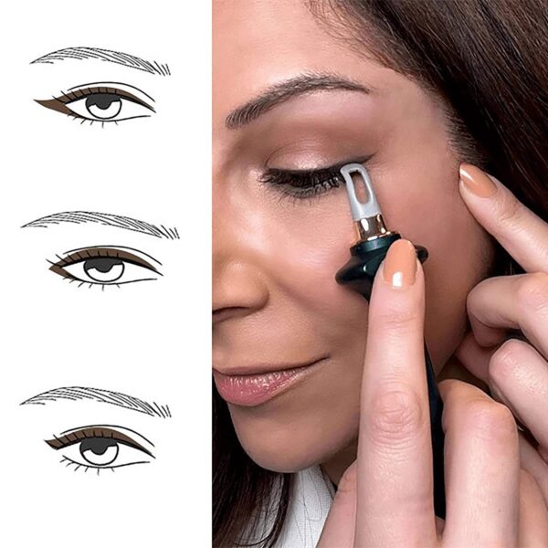 Eyeliner Applicator Brush Easy No Skip Eyeliner Gel Silicone Eyeliner Tools for Shaky Hands Beginer Gel 1