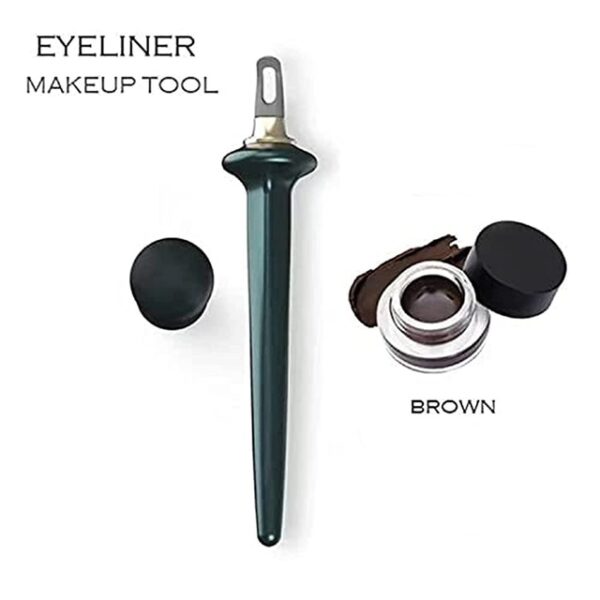 Eyeliner Applicator Brush Easy No Skip Eyeliner Gel Silicone Eyeliner Tools for Shaky Hands Beginer Gel 1.jpg 640x640 1