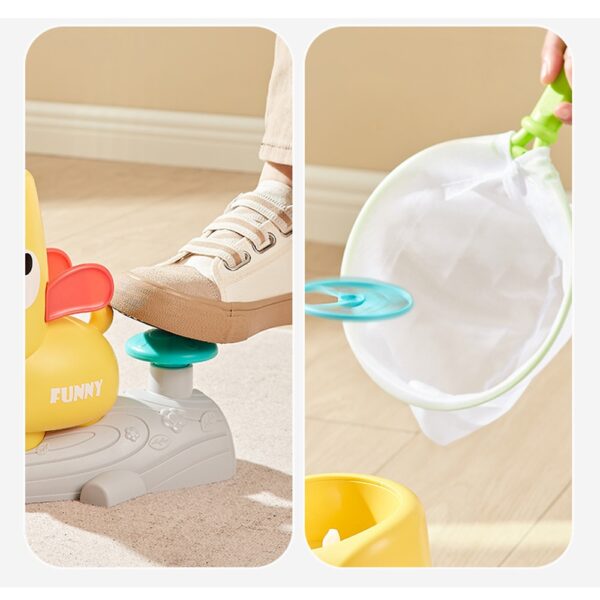 Flying Disc Launcher Air Rocket Toy Soaring Saucer Foot Launcher Kids Jump Sports Games Toys Flying 3