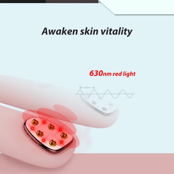 RF Radio Frequency RF Eye Massager Facial Skin Anti Wrinkle Dark Circle Remove Electric Massager Heating 2