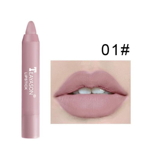 TEAYASON 12 dathan lipsticks Velvet Matte Lipsticks uisge-dhìonach fada maireannach Sexy Makeup Lip Stick Tint Pen Non 24.jpg 640x640 24