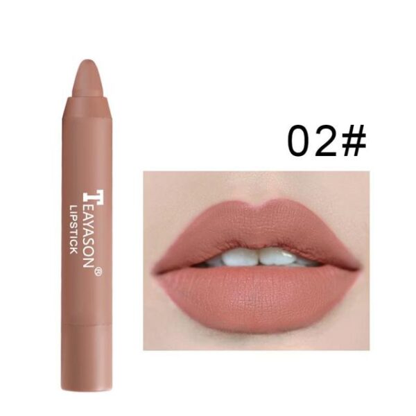 TEAYASON 12 dathan lipsticks Velvet Matte Lipsticks uisge-dhìonach fada maireannach Sexy Makeup Lip Stick Tint Pen Non 25.jpg 640x640 25