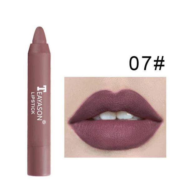 TEAYASON 12 Mga Kolor nga Velvet Matte Lipsticks nga Dili Matubigan ug Dugay nga Sexy Makeup Lip Stick Tint Pen Non 30.jpg 640x640 30