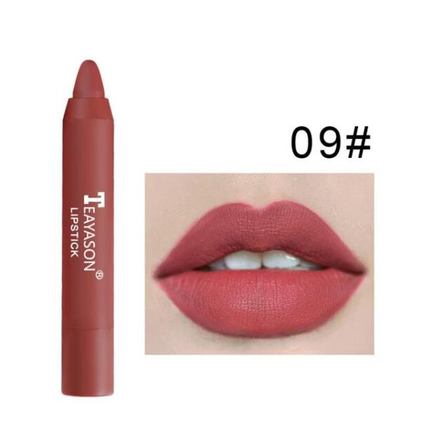 TEAYASON 12 Mga Kolor nga Velvet Matte Lipsticks nga Dili Matubigan ug Dugay nga Sexy Makeup Lip Stick Tint Pen Non 32.jpg 640x640 32