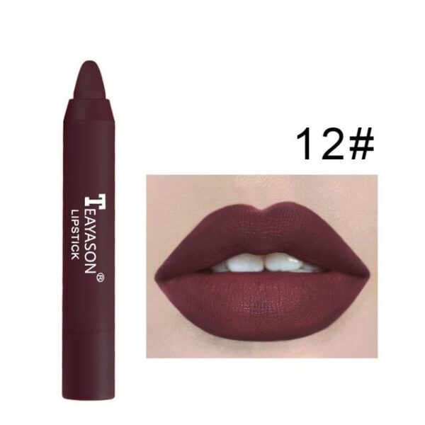 TEAYASON 12 Colors Velvet Matte Lipsticks Waterproof Long Lasting Sexy Makeup Lip Stick Tint Pen Non 35.jpg 640x640 35