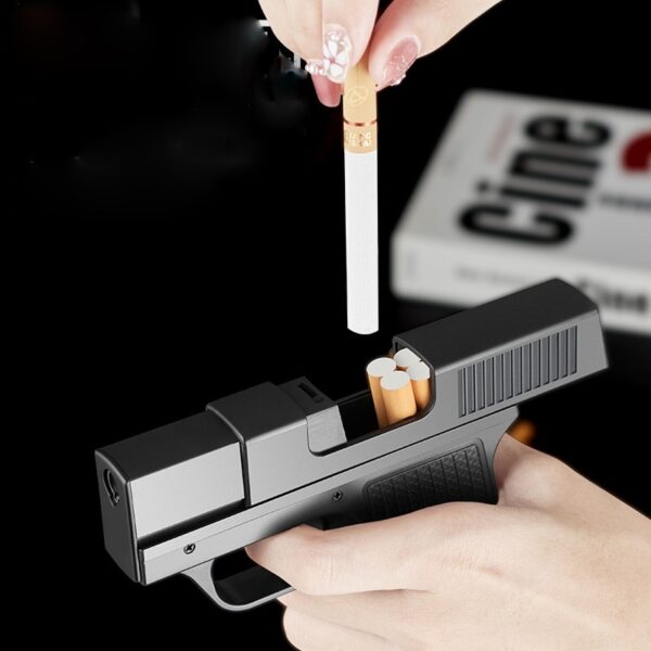 Turb Lighter Gas Lighter Welding Gun Cigarette Box 10PCS Windproof Cigar Lighter Cigarette Lighter Unusual Camping