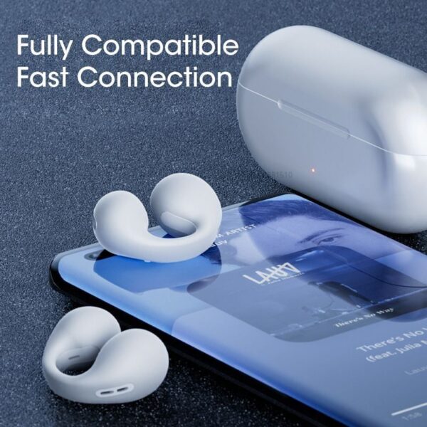 Wireless Earbuds Ear Clip Bone Conduction Headphone Bluetooth Earphone Stereo Smart Noise Reduction Sport Air Conduction 1