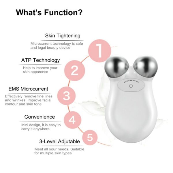 2022 Fashion Micro electric current face lift skin care tools Spa Tightening lifting remove wrinkles Toning 2