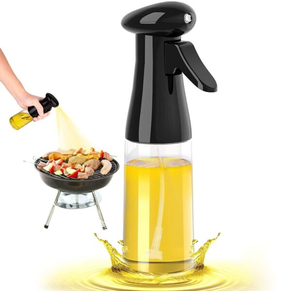 210ML Olive Oil Spray BBQ Cooking Kitchen Baking Olive Oil Sprayer Oil Spray Empty Bottle Vinegar