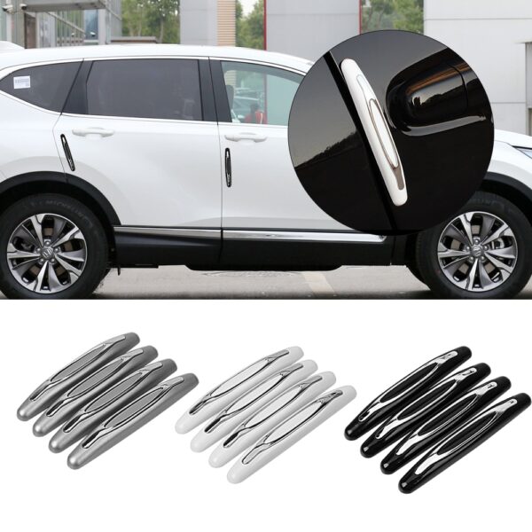 4pcs set Upgrade Car Anti Collision Strip Car Door Guard Protector Door Edge Trim Guard Styling