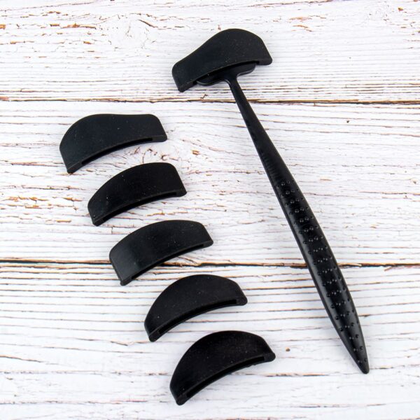 6 in 1 Silicone Glamup Easy Crease Line Kit With Eyeshadow Brush Make up Crease Line 4