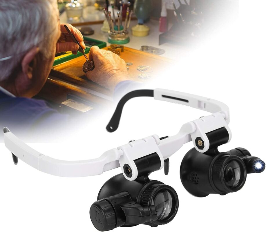 LED Glasses Magnifier