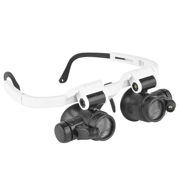 8x 15x 23x Head Mounted Illuminating Microscope Headband Repair With LED Lamp Light Magnifying Glass Magnifier.jpg Q90.jpg 1