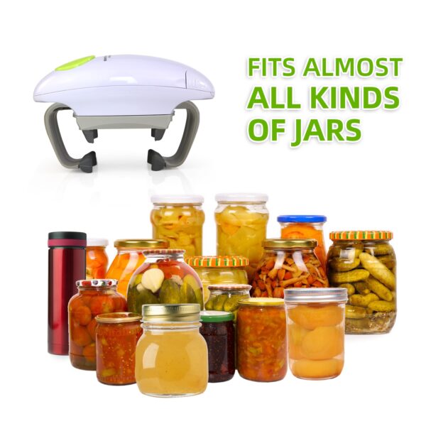 Home Automatic Electric Can Jar Opener Glass Bottle Opener Kitchen Restaurant Accessories Gadgets Tools 5