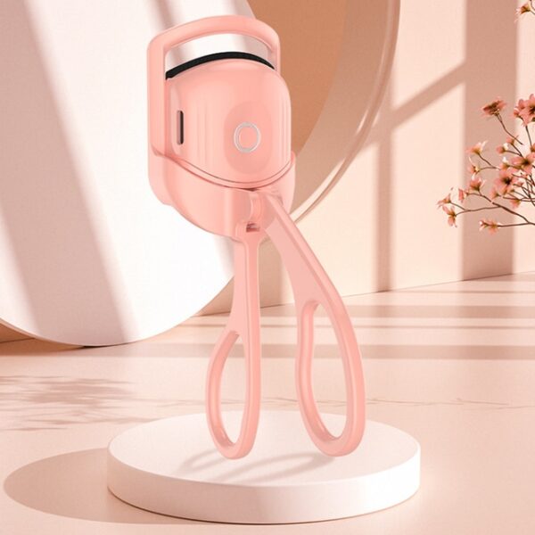 Portable Electric Heated Eyelash Curler Comb Eye Lash Perm Eyelashes e tšoarellang nako e telele Li-curls Thermal Eyelash Curler 1.jpg 640x640 1