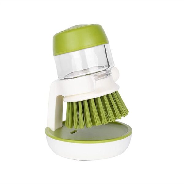 Pot Soap Dispensing Cleaning Brushes Dish Washing Brush Pans Cups Scrubber Automatic Liquid Adding Kitchen