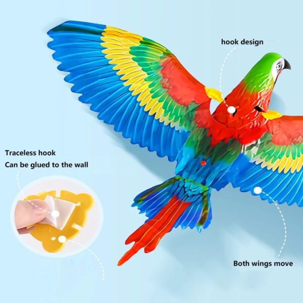 Simulation Bird Interactive Cat Toys Electric Hanging Eagle Flying Bird Cat Teasering Play Cat Stick Scratch 2