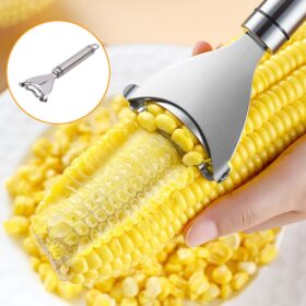 Stainless Steel Corn Peeler - image 1