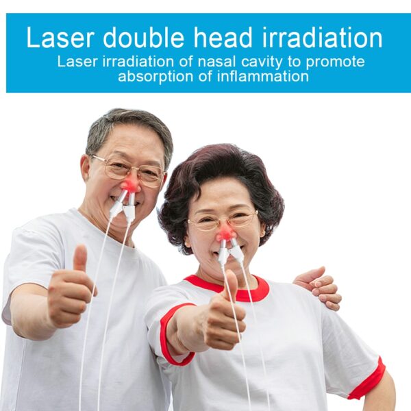 Tinnitus Ear Laser Therapy LLLT Irradiation Laser Physiotherapy Earplug Otitis Media Deafness Rhinitis Sinusitis Chithandizo 650nm 5