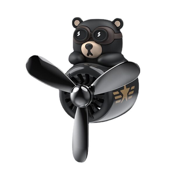 72KM Bear Pilot Air Freshener Car Interior Accessories Outlet Wingman Propeller Perfume Diffuser Original Fragrance Accessories 5