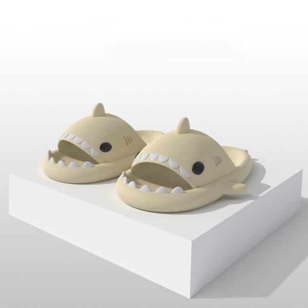ASIFN Shark Slippers for Women Men Summer Home Anti skid Couple Outdoor Cool Indoor Funny