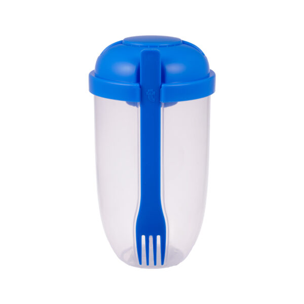 AfxJPortable Salad Cup for Breakfast Oatmeal Cereal Nut Yogurt Salad Container Set With Fork Sauce
