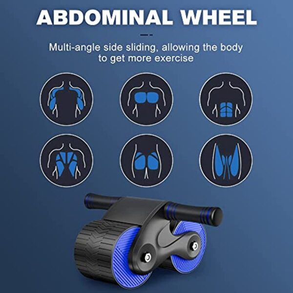 Automatic Rebound Aabdominal Wheel 2023 New Wheels Roller Domestic Abdominal Exerciser Ab Roller Wheel Exercise Equipment 4