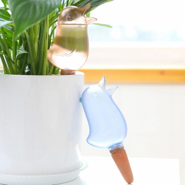 Bird Shape Automatic waterer Plant Self Watering Feeder Plastic Ball Plant Flowers Water Feeder Indoor Outdoor 4