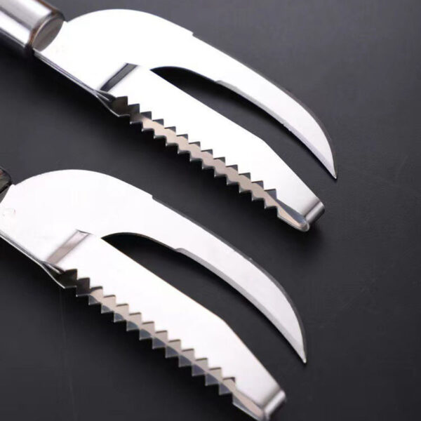 Fish Scale Knife Seafood Fish Filting Cutter Scaler Knives Cleaning Peeler Can Opener Kitchen Cooking Tools 1