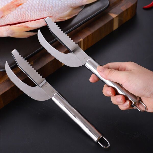 Fish Scale Knife Seafood Fish Filting Cutter Scaler Knives Cleaning Peeler Can Opener Kitchen Cooking Tools