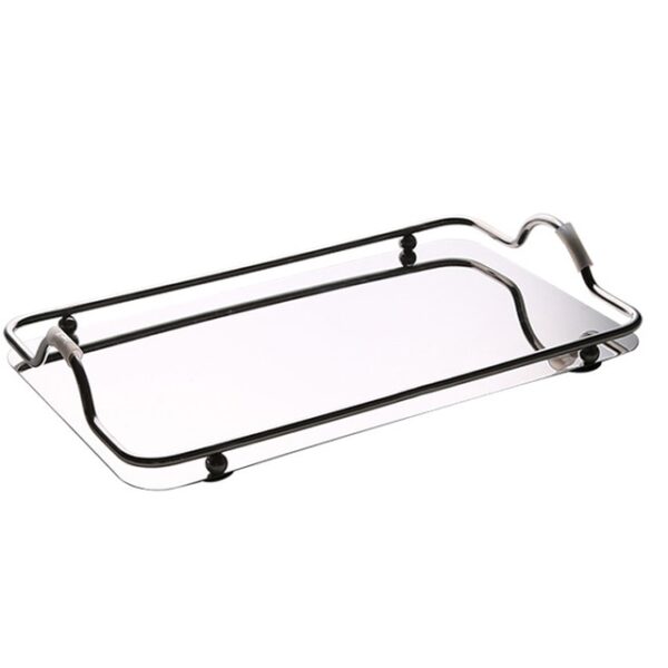 Large Rectangle Tray with Handle Gold Silver Serving Trays Decorative Luxury Tea Tray Coffee Table Decor 1.jpg 640x640 1