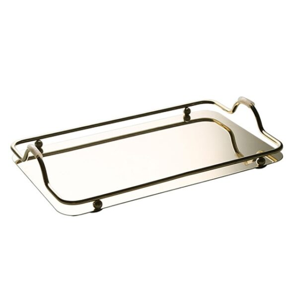 Large Rectangle Tray with Handle Gold Silver Serving Trays Decorative Luxury Tea Tray Coffee Table Decor 2.jpg 640x640 2