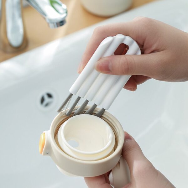 Multifunctional Flexible Gap Brush Cup Cover Groove Gap Brush Household Soft Bristles Cleaning Brush Cepillo De