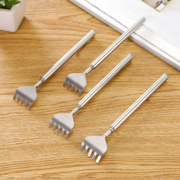 New Practical Extendable Back Scratcher Stainless Steel Telescopic Anti Itch Claw Massager Extender Dropshipping 2
